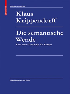 cover image of Die semantische Wende